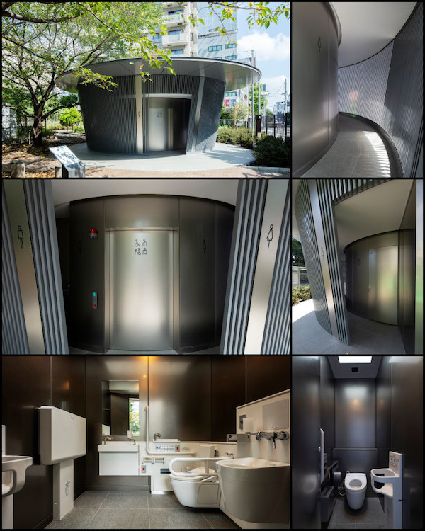 Les toilettes publiques de Tadao Ando à Tokyo