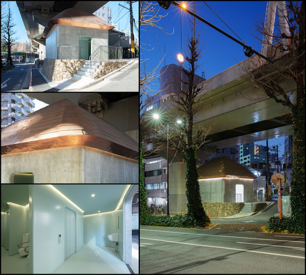 Les toilettes publiques de Marc Newson à Tokyo