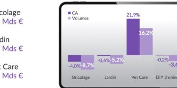 Marché du bricolage 2023 selon GfK