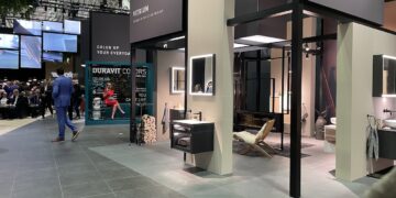 Vue du stand Duravit au salon ISH 2023