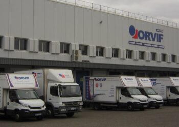Façade de la plateforme logistique de Orvif à Orly