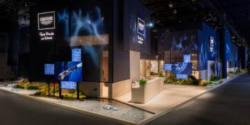 Vue du stand Grohe à ISH 2025