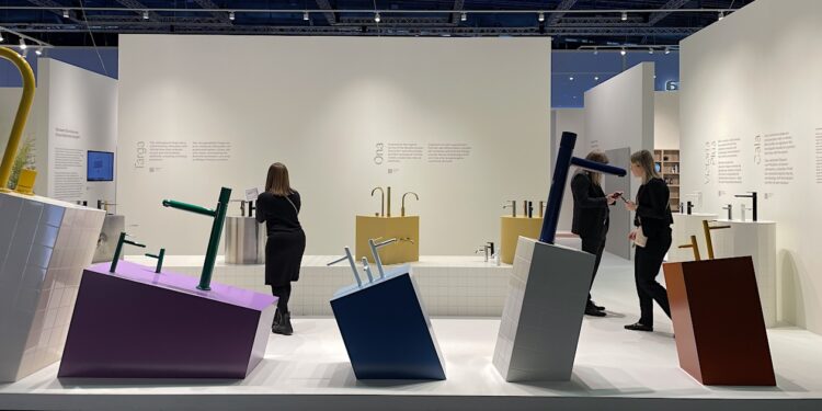 Vue du stand Roca à ISH 2025.