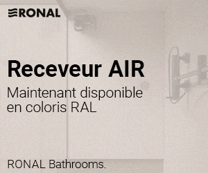 Ronal receveur de douche AIR