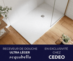 CEDEO Acquabella receveur Plume