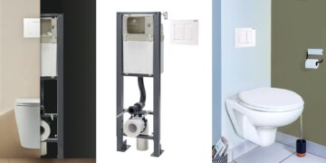 Bâti-support Chrono+ de Wirquin, avant et après installation.