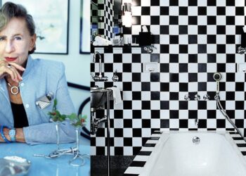 Andrée Putman et le carrelage en damier de l'hôtel Morgans.