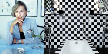 Andrée Putman et le carrelage en damier de l'hôtel Morgans.