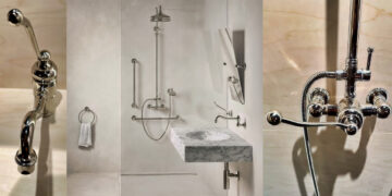 Les différents robinets PMR de la collection rétro Thétis de Margot
