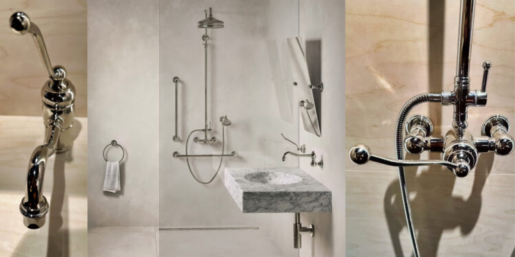 Les différents robinets PMR de la collection rétro Thétis de Margot