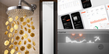 Le chauffe-eau H1 de SuperHeat, mineur de bitcoins.