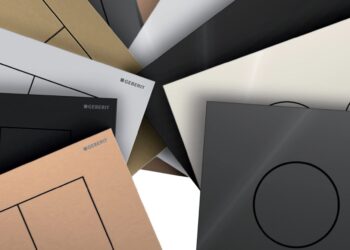 Eventail des plaques de commande de chasse Sigma40 de Geberit