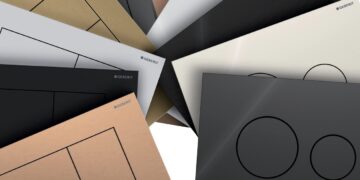 Eventail des plaques de commande de chasse Sigma40 de Geberit