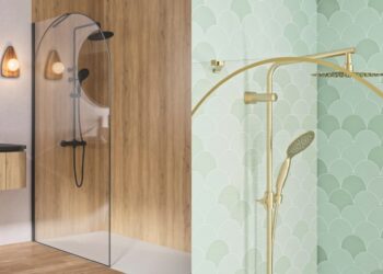 La paroi walk'in de Kinedo et son arche sérigraphiée