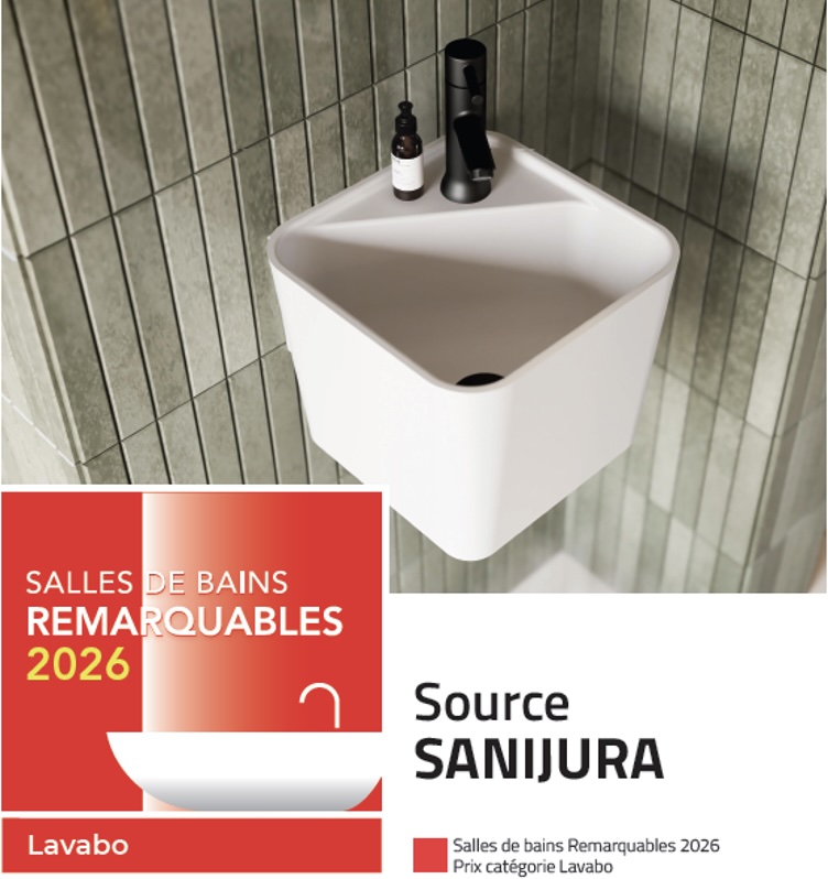 Lave-mains Source de Sanijura, produits Remarquables SdB 2026