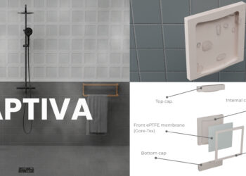Schéma de principe du projet Captiva de récupération de la vapeur d'eau de la douche.
