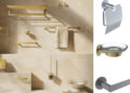 Accessoires Noah de Clever : en inox et dans quatre finitions, dont deux PVD