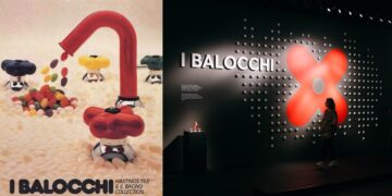 archives publicitaires Fantini des années 1970 ; stand Fantini lors du salon de Milan en 2026